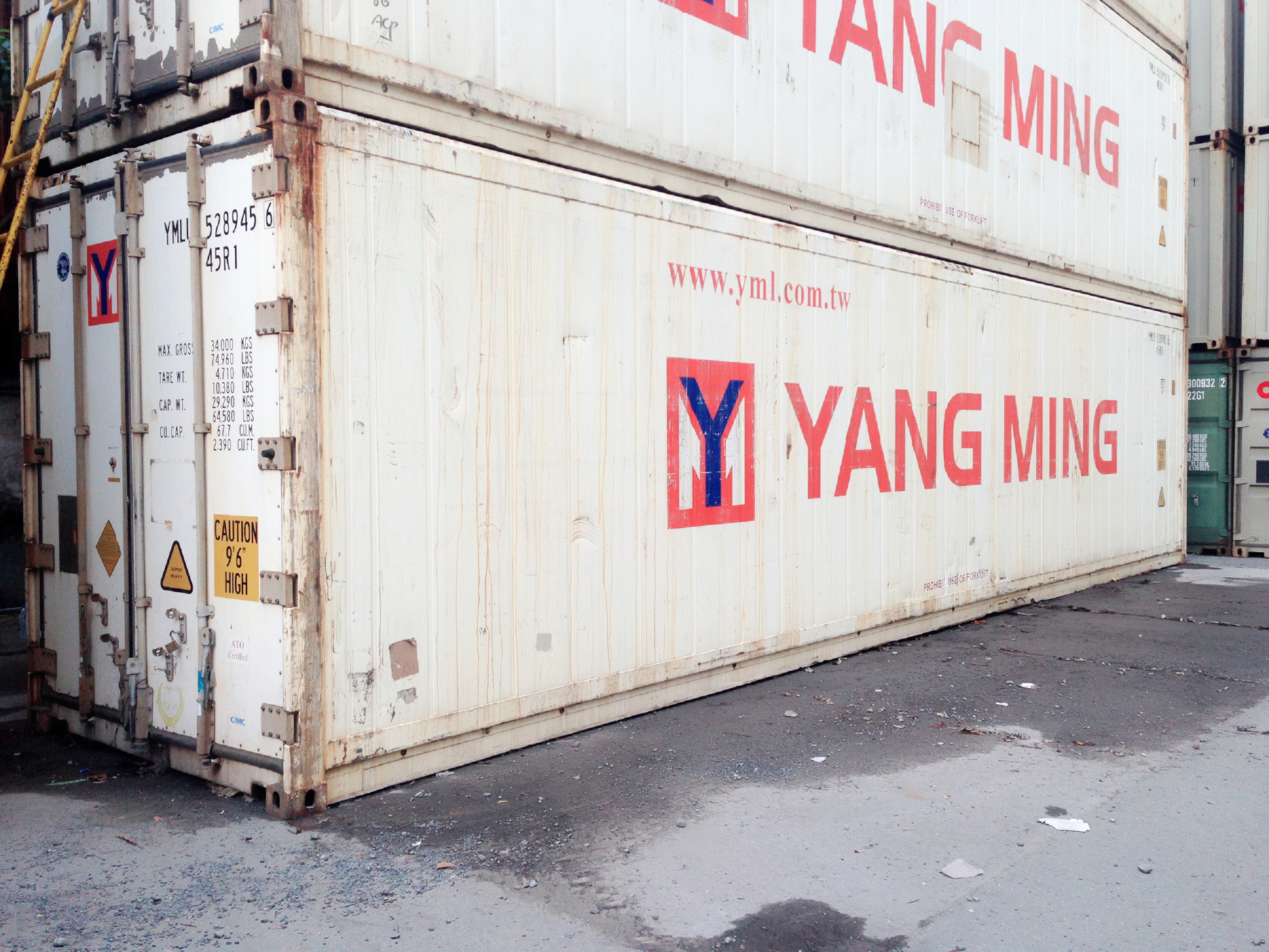 Container lạnh YANGMING thanh lý giá rẻ tại tp HCM